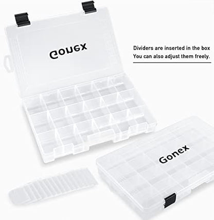 Gonex 3600 3700 Fishing Tackle Trays Lure Box with Adjustable Dividers - Image 3