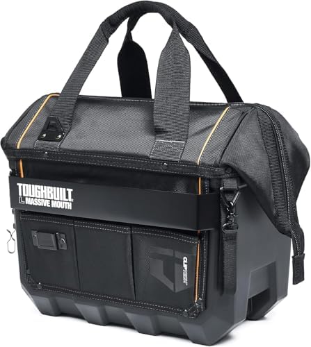 ToughBuilt ClipTech - 16" Massive Mouth Tool Bag, HardBody, TBL-CT-62-16A - Image 4