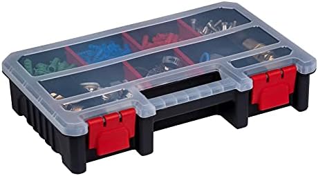 3-Pack Organizer Set – Small Parts Storage Boxes with Removable Dividers – 1 Medium & 2 Mini Hardware Cases for Screws, Bolts, Crafts – Durable Nylon Toolbox for Garage or Travel Use - Image 5