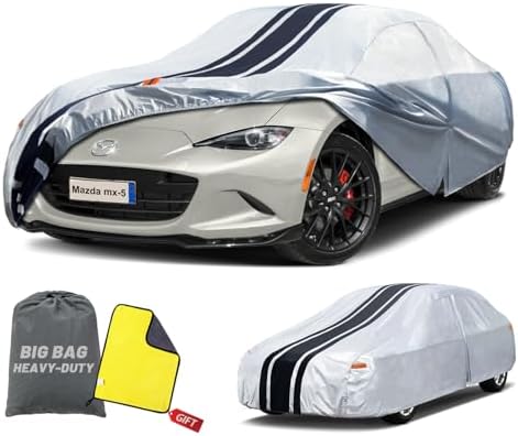 10-Layer Waterproof Coupe Sports Car Cover. Full Outdoor Small Car Covers by KeepItNewKeepItsValue