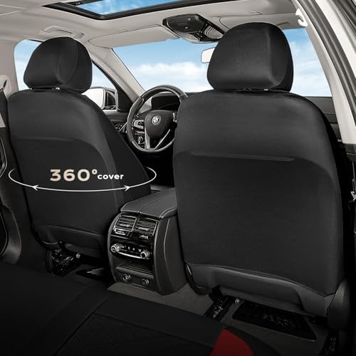 Coverado Car Seat Covers, Front Seat Covers, 2 Front Automotive Seat Cover, Mesh Breathable Seat Protectors, Universal Fit for Most Cars - Image 6
