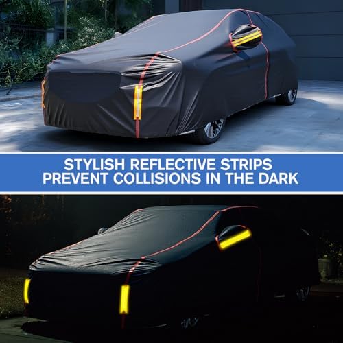 Car Cover Waterproof All Weather for Sedan (190-195 inch) - Image 3