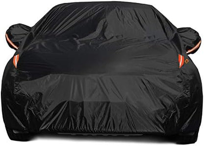 UV Protection Car Cover Windproof Dustproof Scratch Resistant Outdoor Universal Full Car Covers for Sedan M by COLORRAINTIME