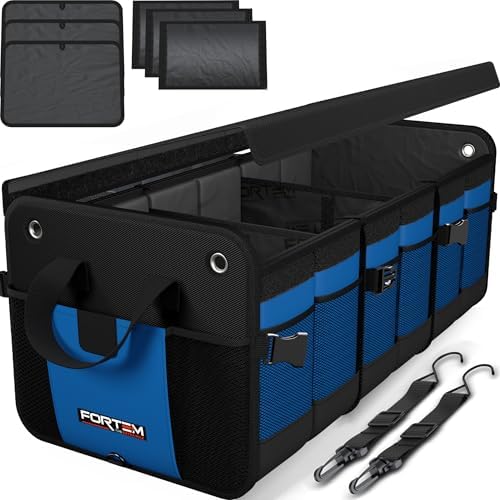 FORTEM Trunk Organizer - Collapsible Car Organizer & Storage Bag for SUVs by FORTEM