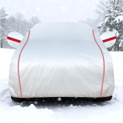 Car Cover Outdoor for Citroen DS3 Crossback 2018-2024, Waterproof Thicken Full Car Covers with Cotton Lining, Large Hail Blanket Rain Snow Sun UV Protection Covers by Unknown