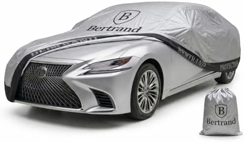 BERTRAND Outdoor Car Cover Waterproof All Weather, Sedan to 216 in (A4) by Unknown