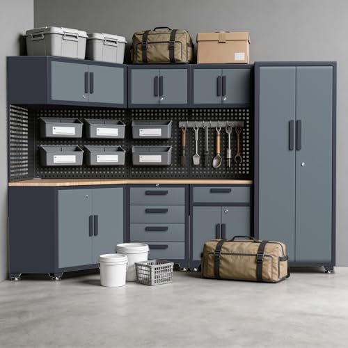 16PCS Garage Storage Cabinet System - Image 6
