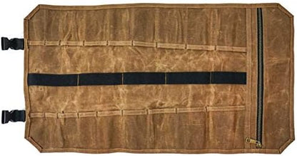 Readywares Tool Roll Bag | Waxed Canvas Tool Organizer, 18 Pockets - Image 2