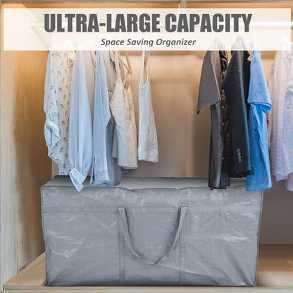 Windyun 4 Pack 69 Gallon Extra Large Moving Bags XXL Heavy Duty Storage Bag - Image 6