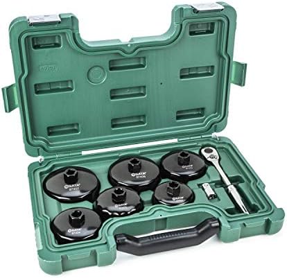 SATA 8-Piece End Cap Oil Filter Wrench (72T Ratchet) - ST09703U by SATATools