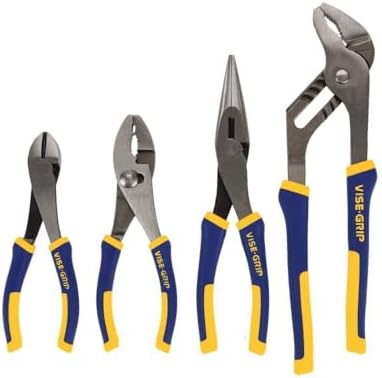 IRWIN VISE-GRIP Pliers Set, 4-Piece (2078707), Blue by IRWIN