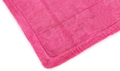 The Rag Company Liquid8r Car Drying Towel, Pink, 20x20 in, 1-Pack - Image 5