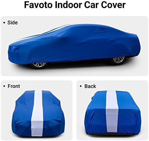 Favoto Dustproof Car Cover Indoor Sedan Cover Fit for 177-193‘’ - Image 4