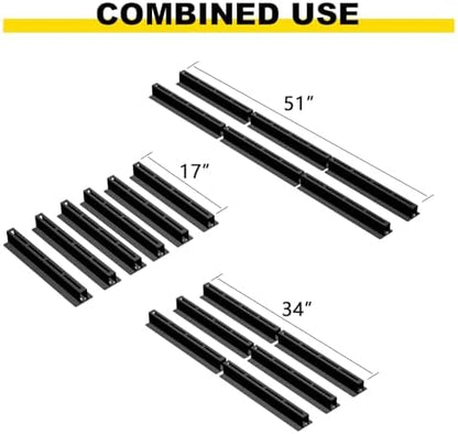 Overhead Garage Storage Rack for 12 17 27 Gallon Totes, 4 Pack for 3 Bins - Image 3