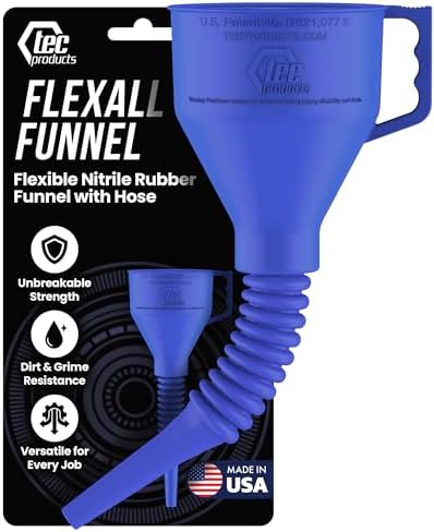 TEC Products FlexAll Long Flexible Oil Change Funnels for Automotive Use by TECProducts