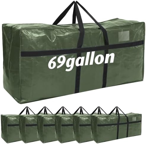 Windyun 6 Pack 69 Gallon Extra Large Moving Bags XXL Heavy Duty Storage Bag by Windyun