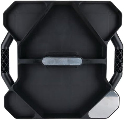 Performance Tool W85032 Tool Creeper Rolling Caddy Tray with 5 Sections for for Mechanic Garage and Workshop Organization, Black, 17.13x15.75x4.75-Inches - Image 3