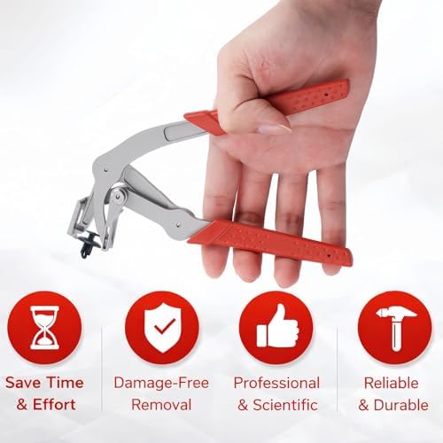 Car Clip Pliers & Panel Clip Removal Pliers, Spring-Loaded Fastener Rivet Remover for Auto Door Panels, Interior & Exterior Trim, Mechanic, Damage-Free Disassembly(1 pcs) - Image 3