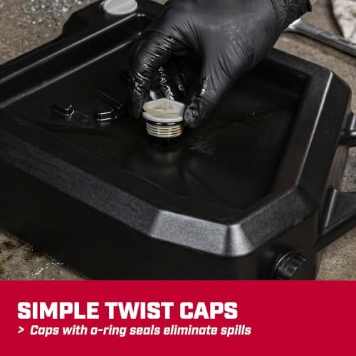 CHAPIN 48004 16-Quart Oil Drain Pan, Splash-Free Design for Clean Changes - Image 6
