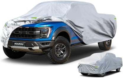 KouKou Waterproof Pickup Truck Cover All Weather, Fits up to 232 inches by focusonqualityservicehear