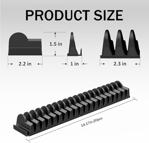 EGOVO 120 pcs Modular Wrench Organizer for Tool Drawers (Black & Red) - Image 6