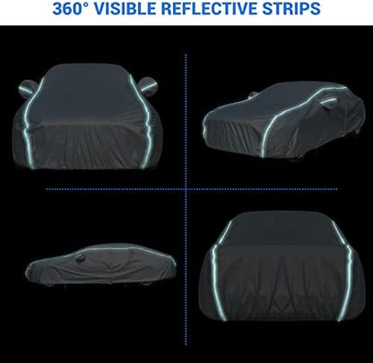 Tecoom Car Cover Waterproof All Weather, Full Exterior Covers - Image 3