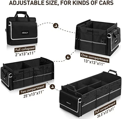 HIRALIY 4-in-1 Car Trunk Organizer with Leakproof Cooler Bag - Image 2