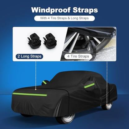 QUNSUNUS Car Cover for MG MGB Roadster/GT 1962-1981 with Cotton Lining - Image 3