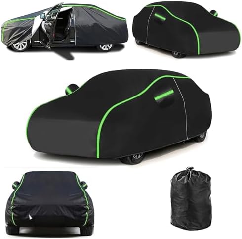 Full Exterior Covers for Ope-l Combo E Life(2024-) car Covers for Outside Storage,with Zipper Door,Windproof Straps & Reflective Strips - Image 7