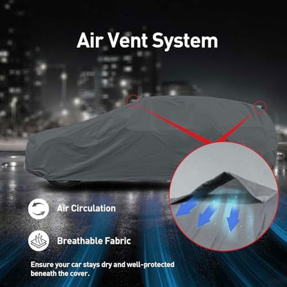 Ultimum Series Truck Car Cover for 1960-1966 C10 Panel Van All Weather Protection Dust, Sun, Snow, Rain Protection Indoor Outdoor - Image 5