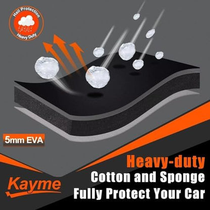 Kayme Hail Protector Car Cover Fit Sedan/Coupe-Length (176 to 185 Inch) - Image 2
