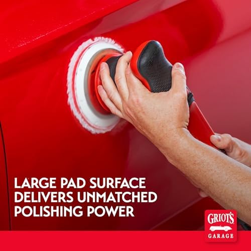 Griot's Garage BOSS 6.5” Microfiber Pads for Car Polishing and Detailing, Buffing Pads for Moderate and Severe Scratch Removal, Set of 2 - Image 5