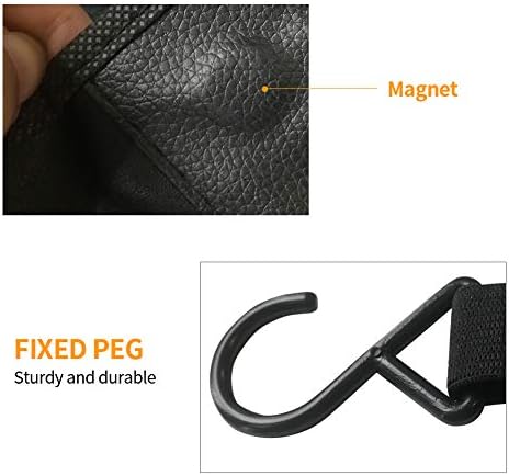None / Brand Magnetic Fender Cover, Custom Personalized Fender Covers Magnetic Mat Pad with Hooks for Mechanics, Automotive Mechanic Work Mat for Repair PU Leather Protective Car Mat - Image 4
