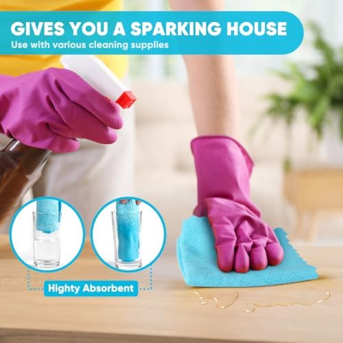 Orighty Microfiber Cleaning Cloth Bulk, 200 Pack Cleaning Rags, 12 x 11 in - Image 3