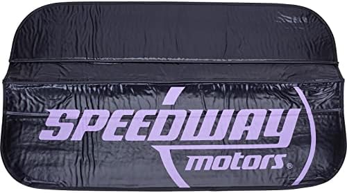 Speedway Motors Fender Cover Set with Purple Logo, Pair of Protective Fender Mats for Car Maintenance, Non-Slip Surface Protects Paint from Scratches Grease and Tools - Image 2