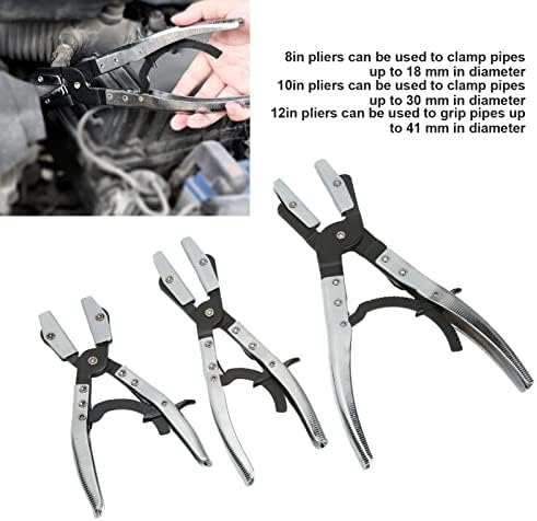 Hose Clamps Pliers Kit, Saving Coolant Hose Pinch Off Pliers Carbon Steel Rustproof 3Pcs/Set for Brake Gas Fuel Lines - Image 3