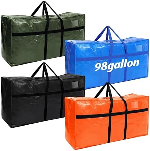 Windyun 4 Pack 98 Gallon Extra Large Moving Bags XXL Heavy Duty Storage Bag by Windyun