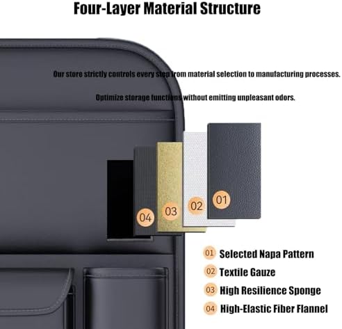 2 Pack - Back Seat Car Organizer, Car Organizerr, Back Seat Organizer, Seat Organizer, Car Organizer and Storage Box, Back of Seat Car Organizer, Seat Back Organizer. - Image 6