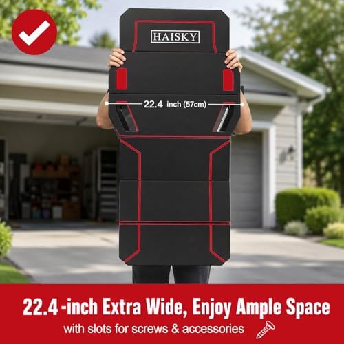 Foldable Mechanic Kneeling Pad,22.44" Wide EVA Foam Mat,1 Pack,Red - Image 4