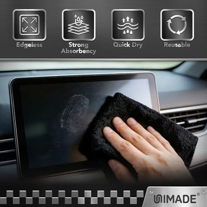 UNIMADE Microfiber Cleaning Cloth, 24 Pack Reusable Microfiber Towels - Image 5