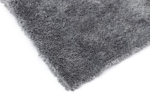 The Rag Company - Eagle Edgeless 600 - Professional Korean 70/30 Blend, Super Plush Microfiber Detailing Towels, Circular Knit Weave, 600gsm, 16in x 16in, Grey (Wholesale Case of 102) - Image 6