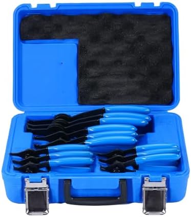12Pcs Snap Ring Pliers Set, Internal/External Retaining Ring Pliers Set by ZUXUSE