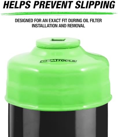 OEMTOOLS 87142 65mm 14 Flute Oil Filter Wrench, Economy Car Oil Filter Remover, Prevents Slippage and Stripping, 3/8 Inch Drive - Image 3