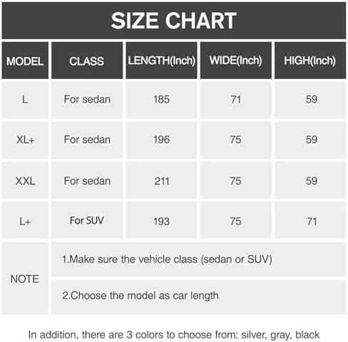 Car Cover Waterproof All Weather for Sedan (173-183 inch) - Image 5