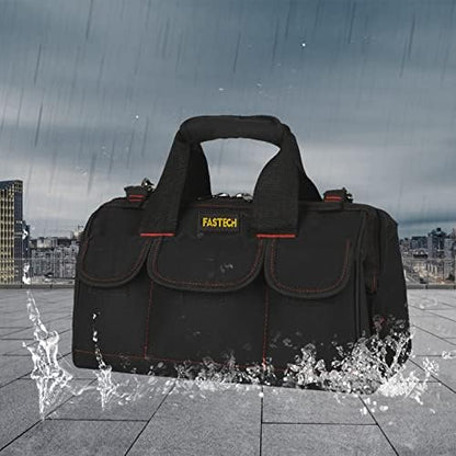 FASTECH 20-inch Heavy Duty Tools Bag with Wide Mouth for Tool Storage, Carrier and Organizer, Tote Bag for Men, Wide Mouth Tote Bag With Inside Pockets (20 Inch) - Image 4