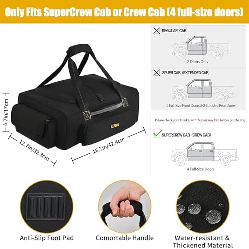 LEFOR·Z Under Seat Storage Bag Fits for SuperCrew Cab(Full Size Trucks) - Image 2