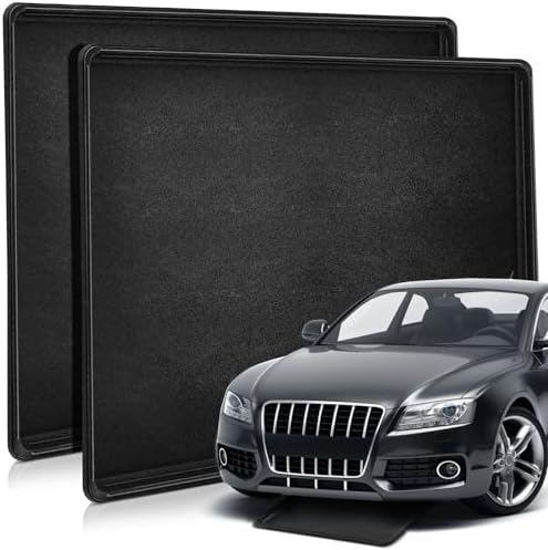 2 Pcs Auto Drip Tray, Oil Drip Pan, Plastic Oil Tray, 47 x 30 Inch by Datanly