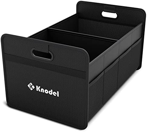 K KNODEL Foldable Trunk Storage Organizer for Car and Suv (Medium, Black) by K+KNODEL