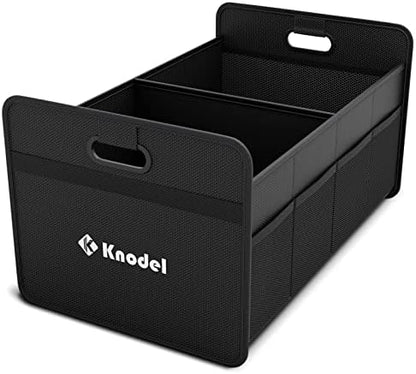 K KNODEL Foldable Trunk Storage Organizer for Car and Suv (Medium, Black) by K+KNODEL