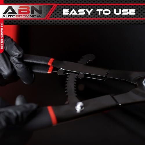 ABN Snap Ring Pliers Set – 16 Inch Internal External Snap Ring Pliers Circlip Pliers with Straight and Angled Jaws - Image 4